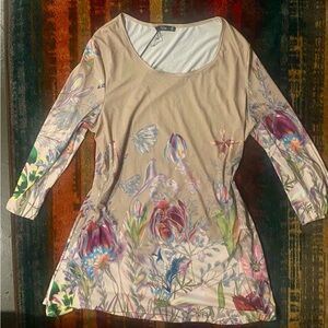 NWTGS XL Women’s Flower Dress Long Sleeve